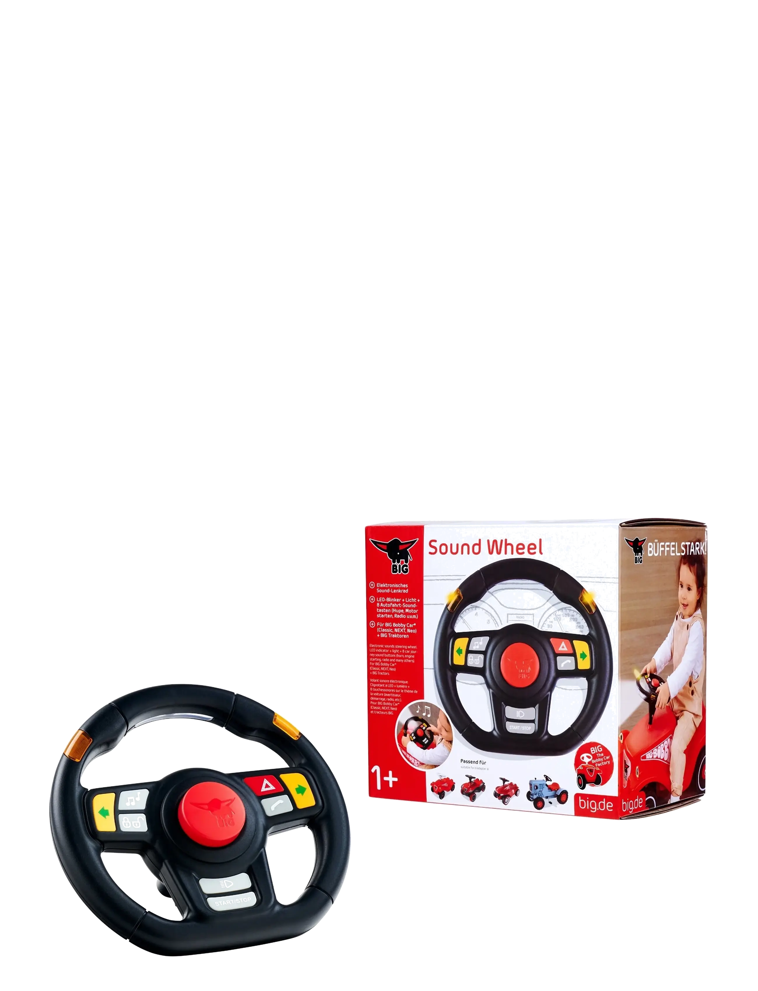 BIG - BIG Sound Wheel Water Resistant - mänguautod - multi coloured - 2