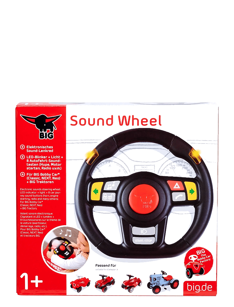 BIG - BIG Sound Wheel Water Resistant - spielzeugautos - multi coloured - 3