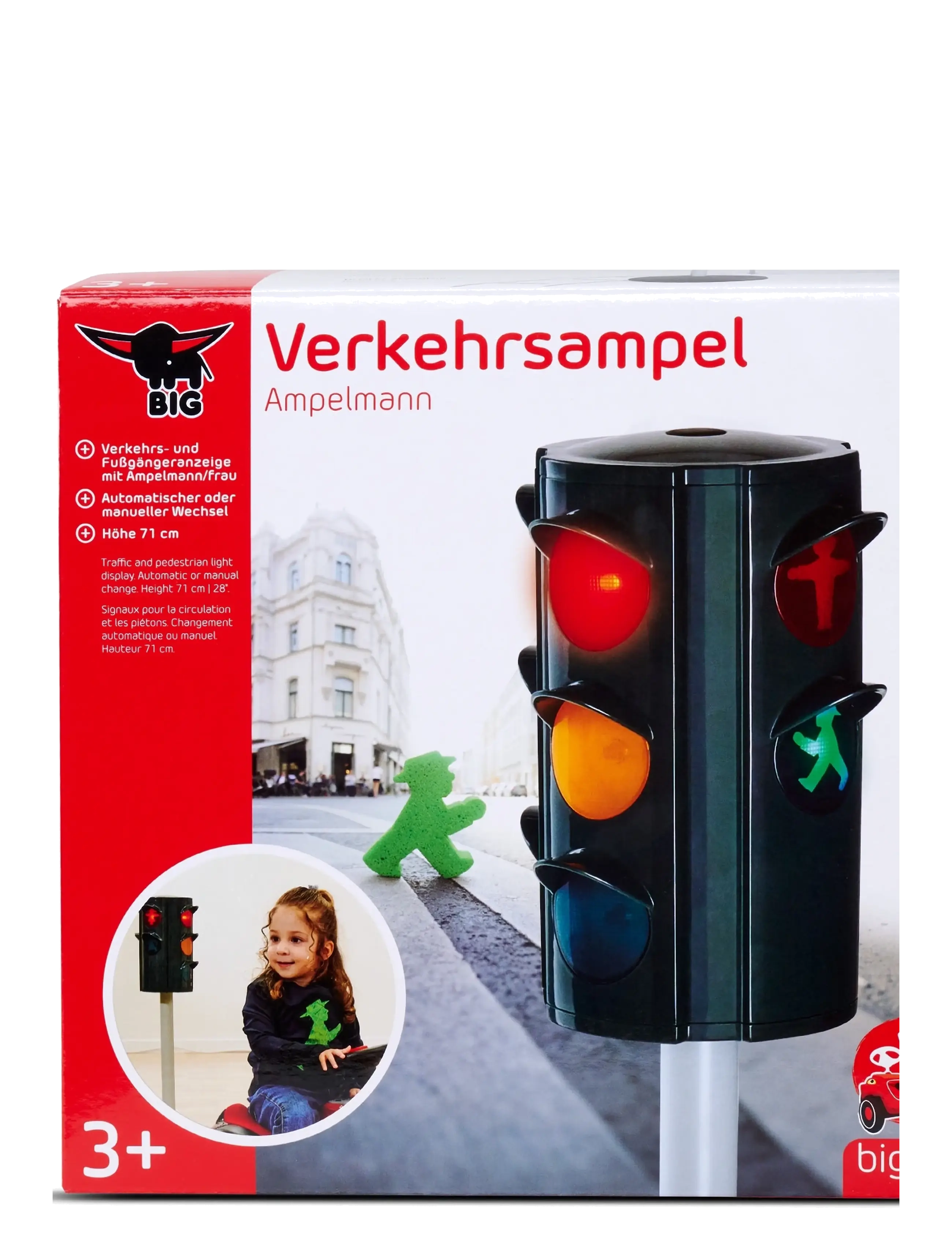 BIG - BIG Bobby Car Traffic Lights - resa - multi coloured - 3