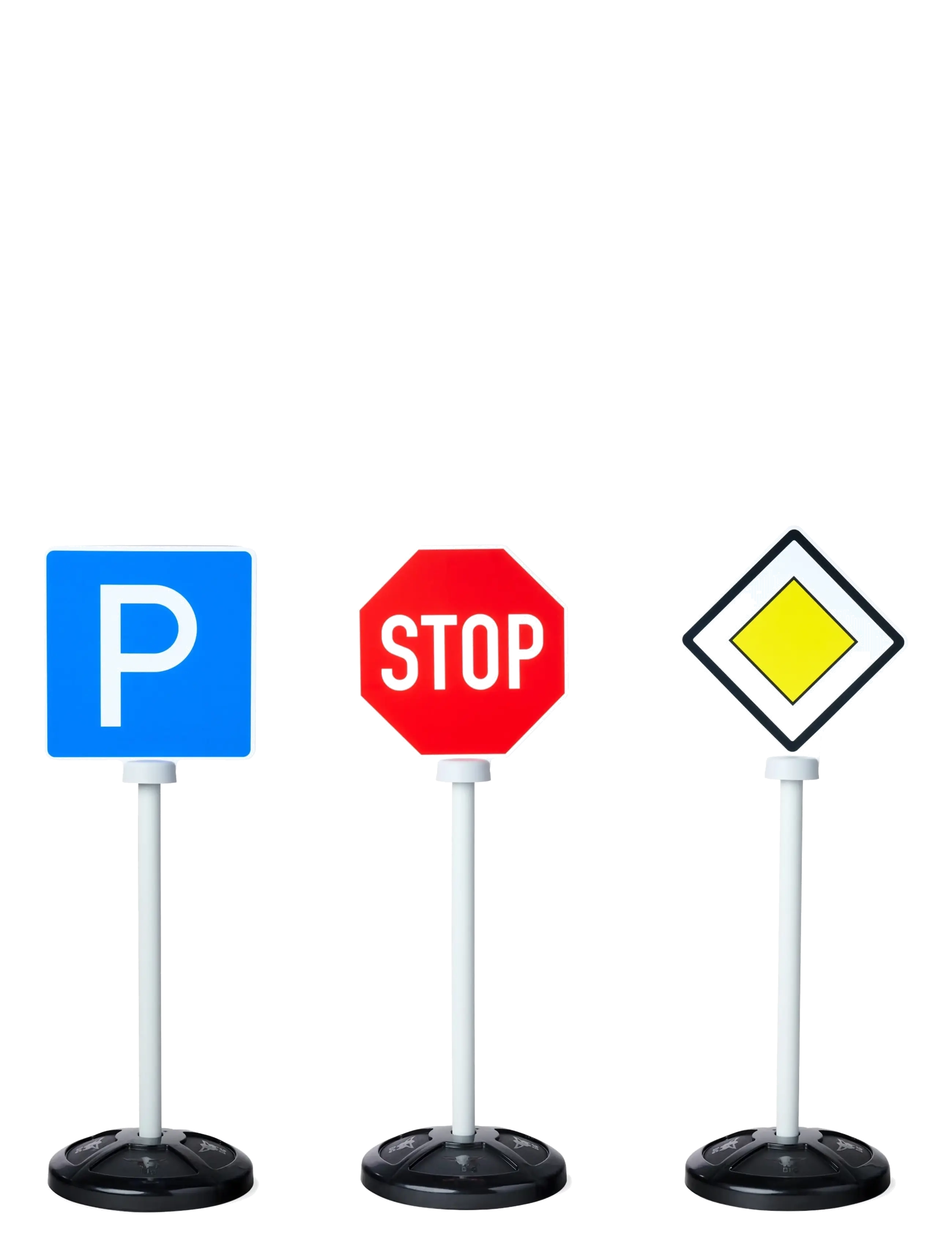 BIG BIG Bobby Car Traffic Signs - BIG - MULTI COLOURED / white