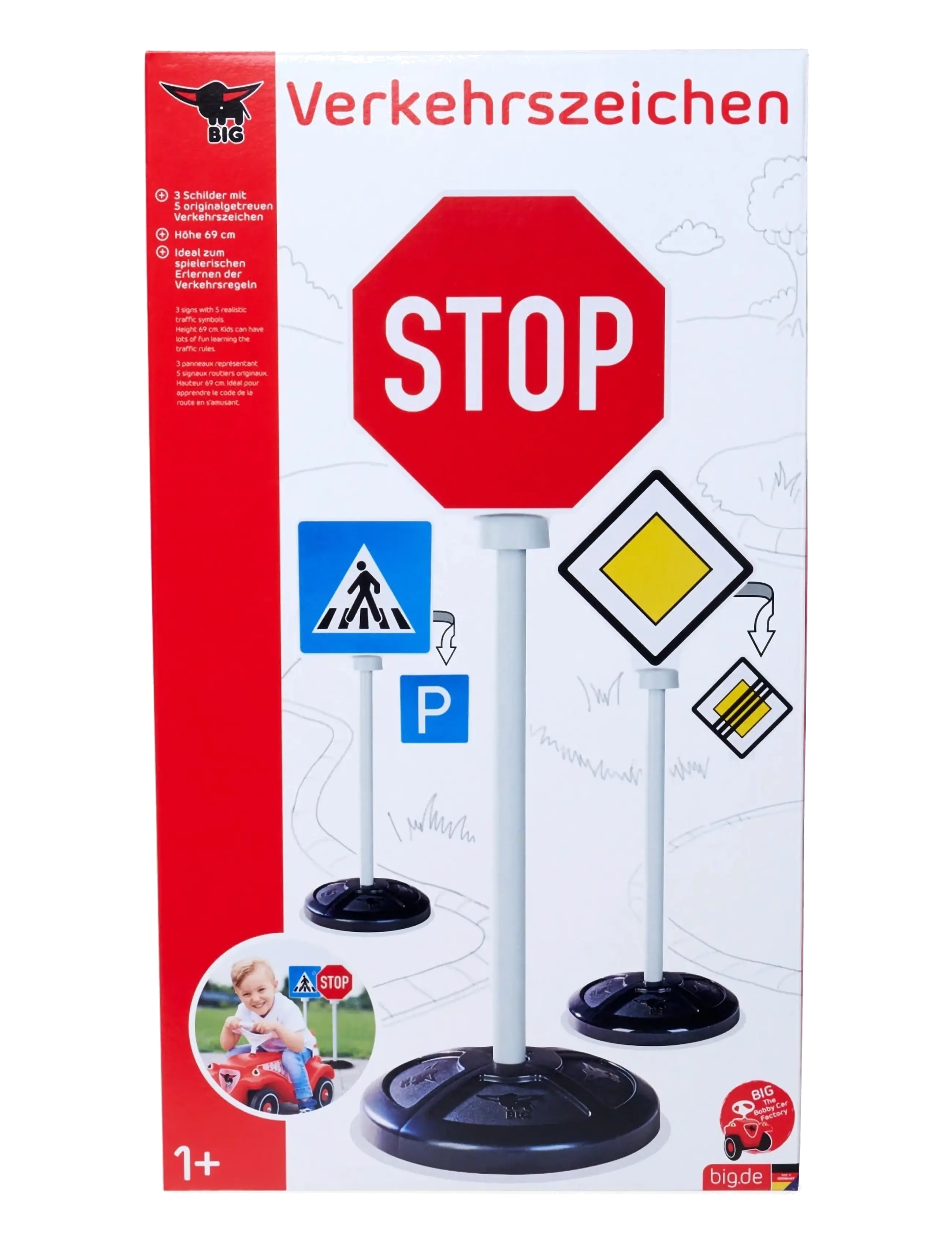 BIG - BIG Bobby Car Traffic Signs - travel - multi coloured - 2