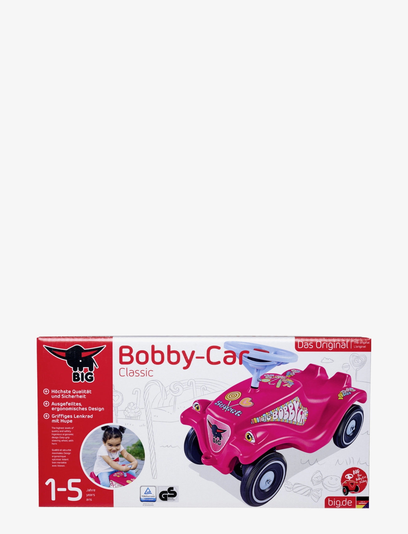 BIG - BIG Bobby Car Classic Candy - geburtstagsgeschenke - pink - 1