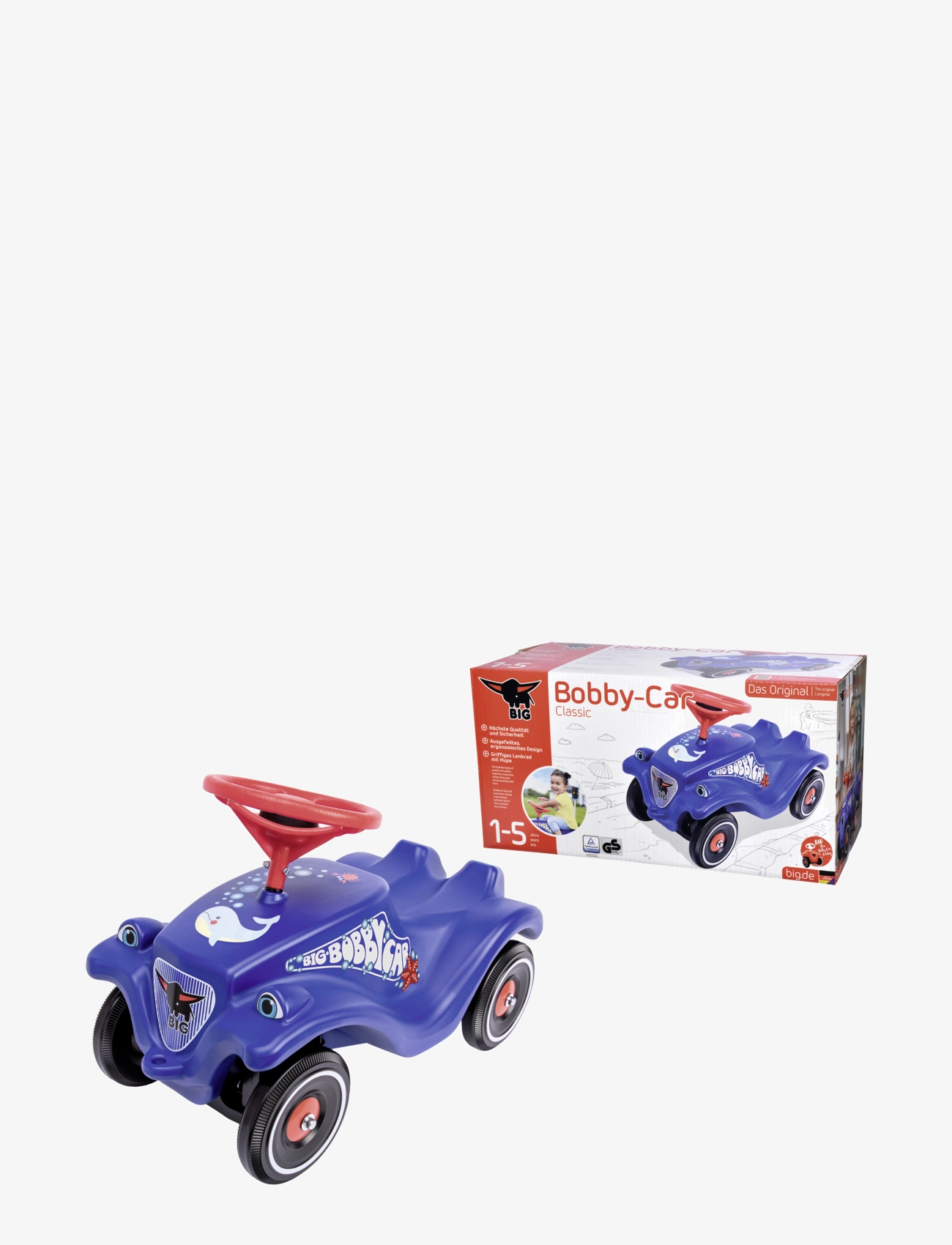 BIG - BIG Bobby Car Classic Ocean - jeździki - blue - 2
