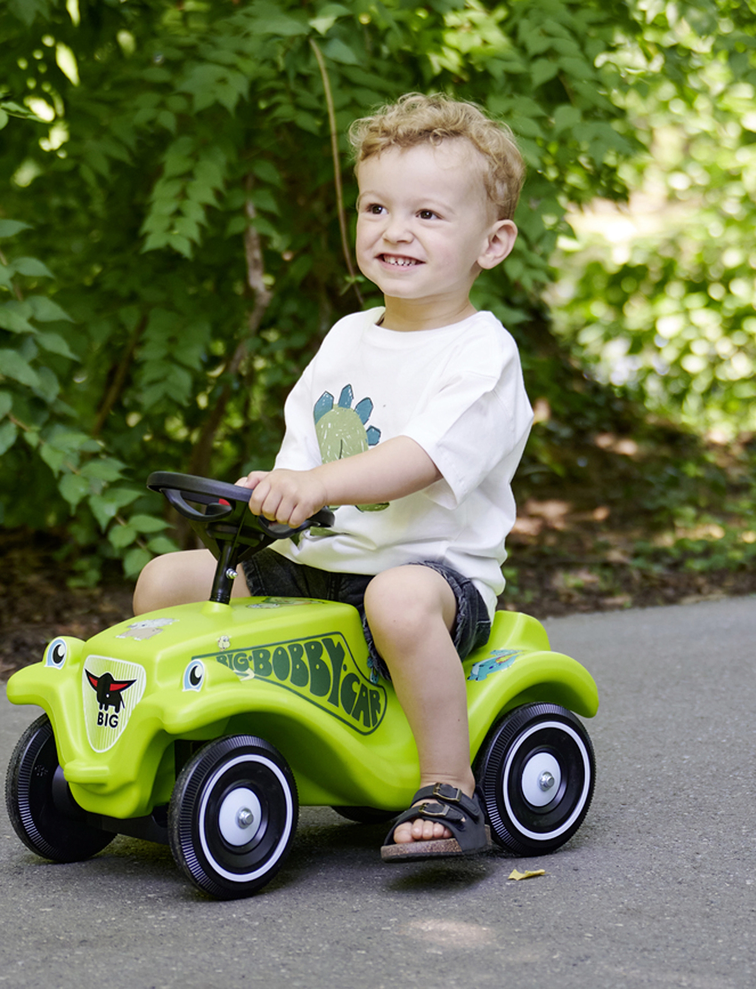 BIG Big Bobby Car Classic Dino, One Size, Green, Legetøj > Ride On Legetøj, Børn