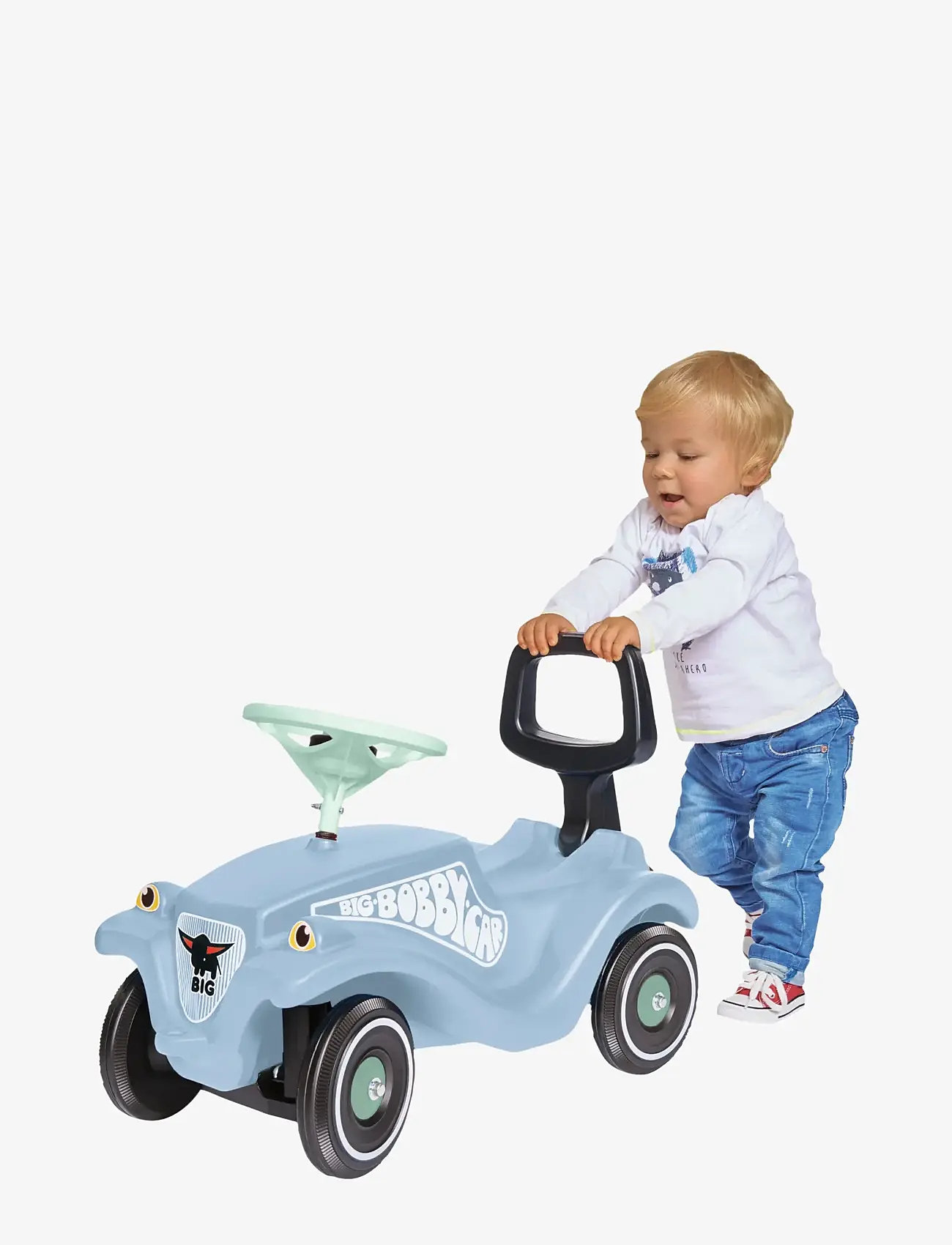 BIG - BIG Bobby Car Classic Bundle + Walker - pealistutavad mänguasjad - blue - 1
