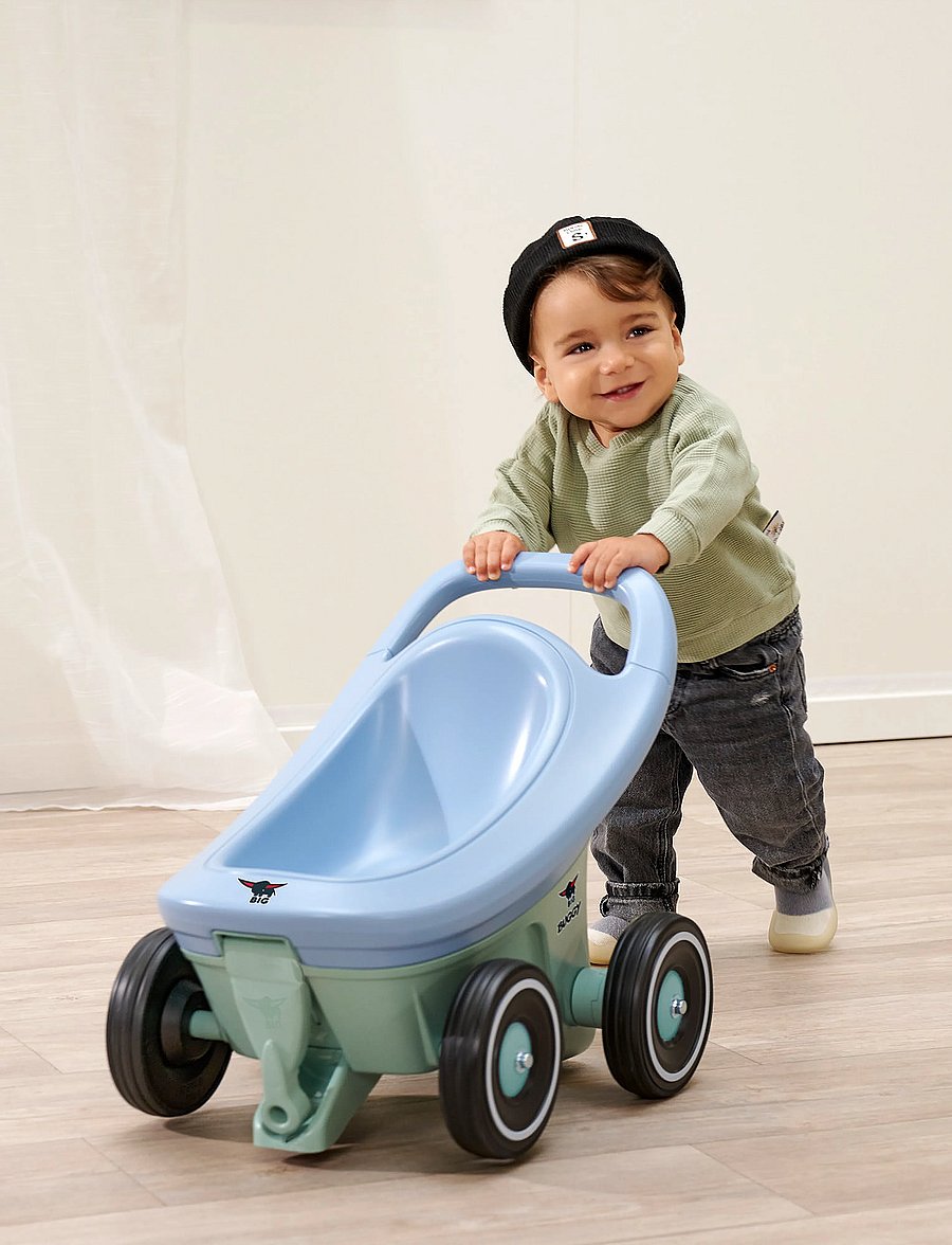 BIG - BIG Buggy 3-in-1, Baby Walker - aufsitzspielzeug - blue - 3