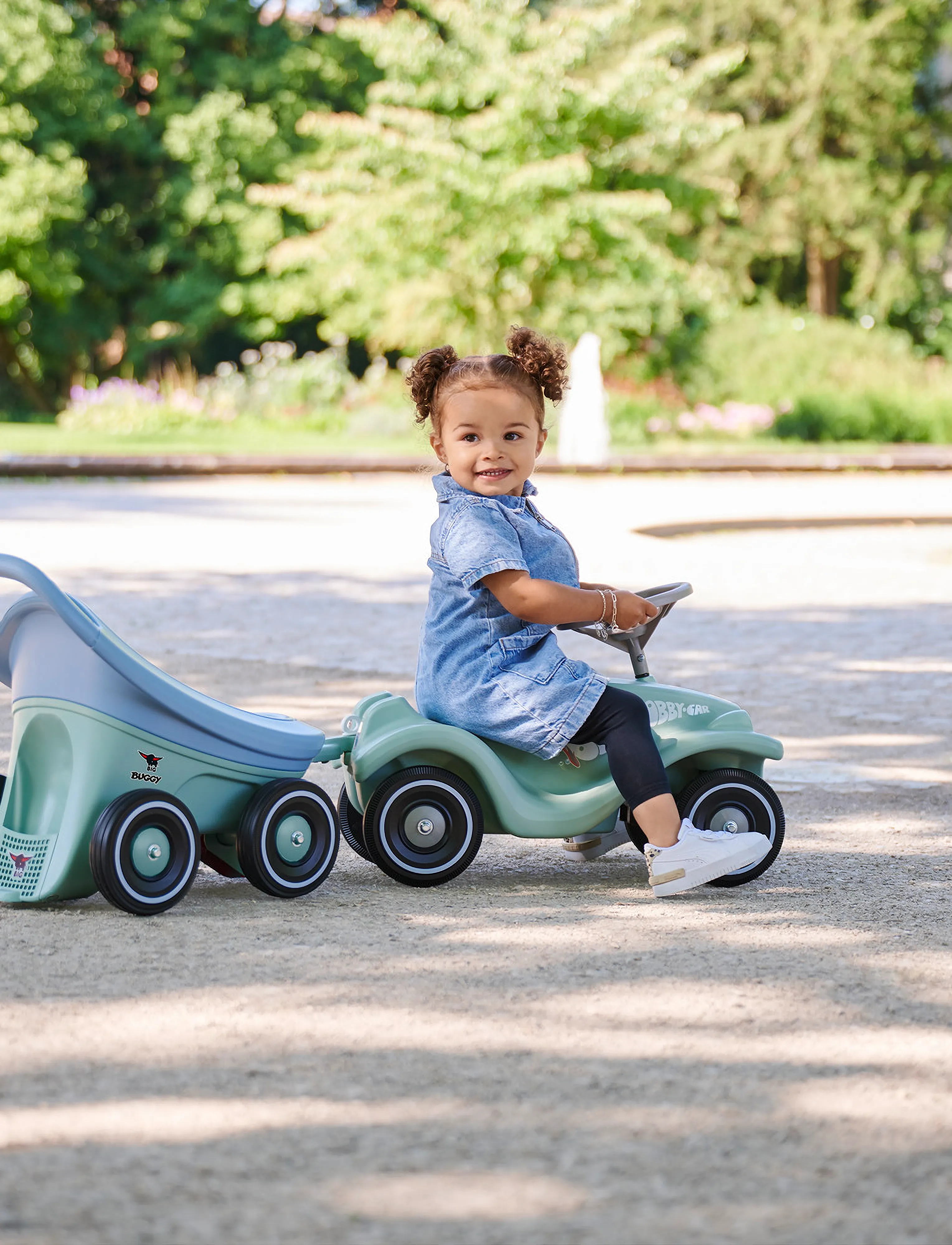 BIG - BIG Buggy 3-in-1, Baby Walker - gåbilar - blue - 4