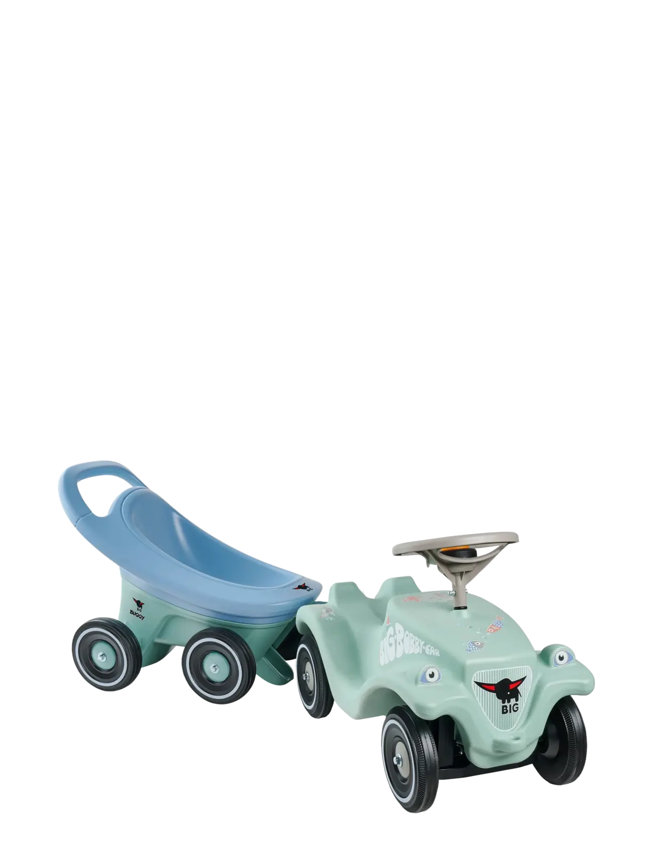 BIG - BIG Buggy 3-in-1, Baby Walker - gåbilar - blue - 2