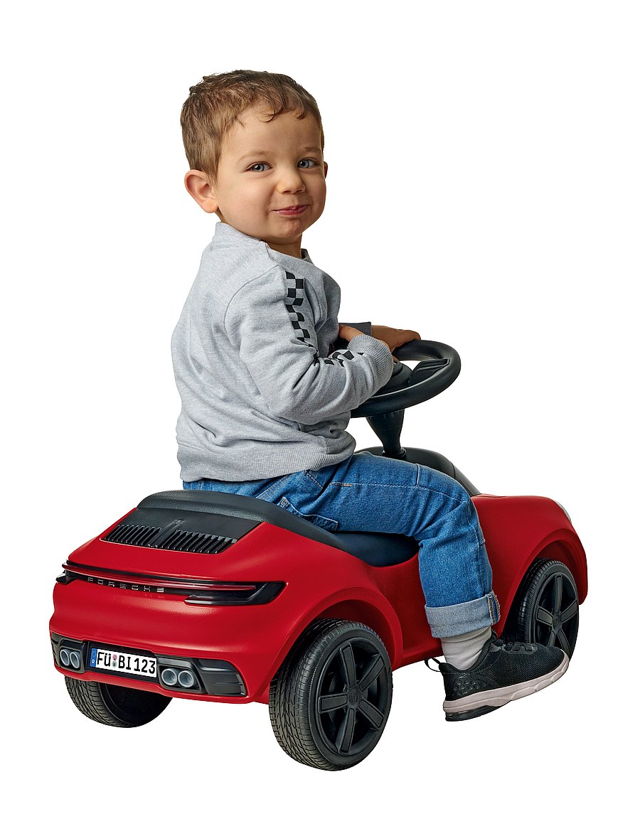 BIG - BIG Bobby Car Baby Porsche 911 - gåbiler - red - 0