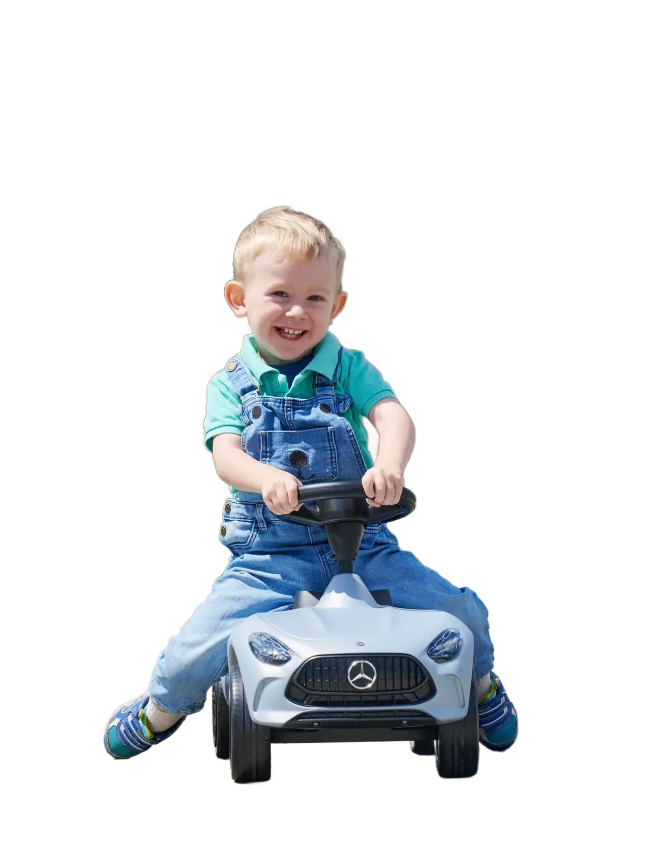 BIG - Baby Bobby-AMG GT from BIG - outdoor play - grey - 5