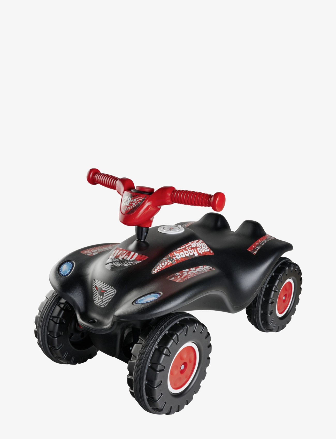 BIG Bobby Racing Fyrhjuling, One Size, Spielzeug, Schwarz - Ride On Kinder