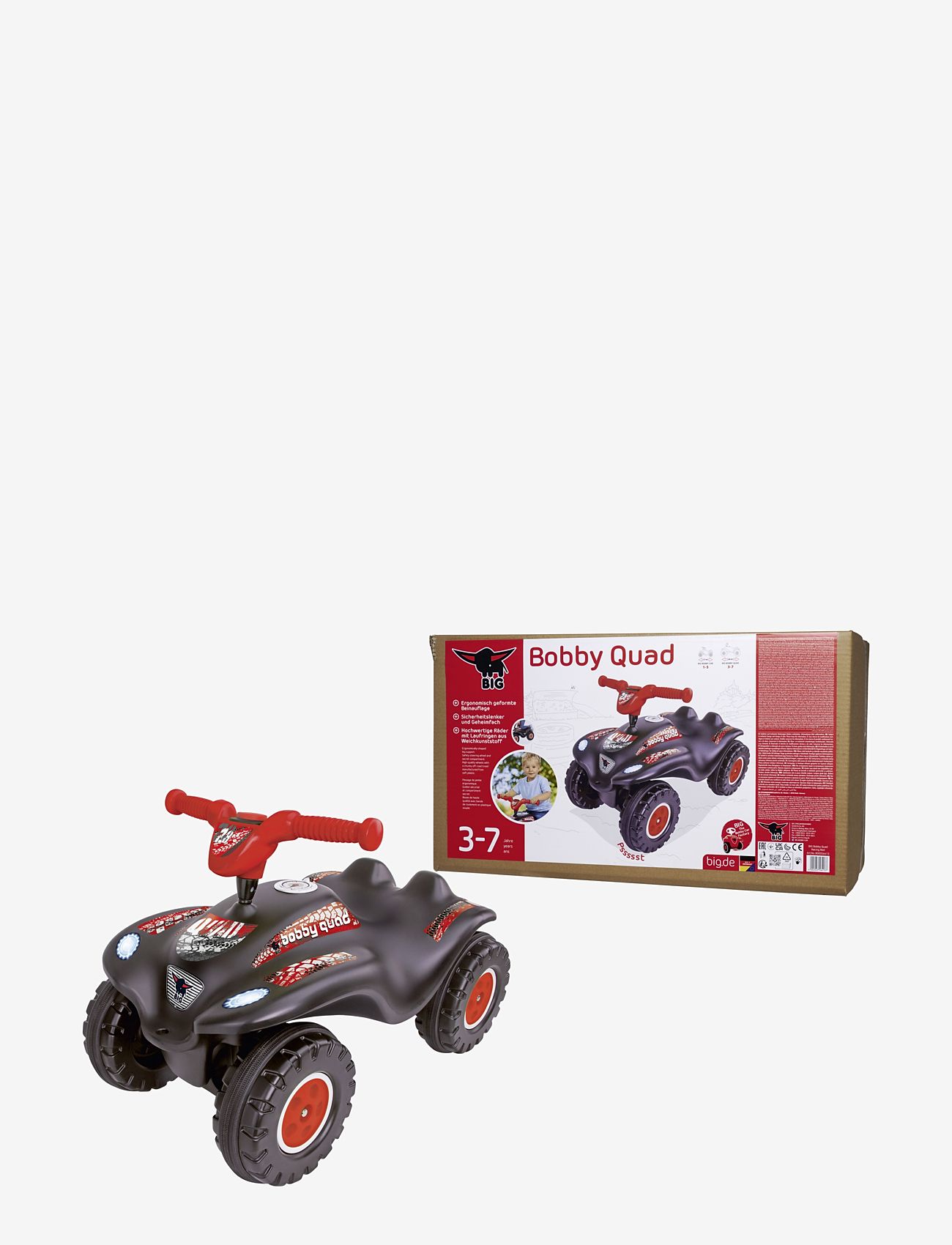 BIG - BIG Bobby Racing Fyrhjuling - black - 2