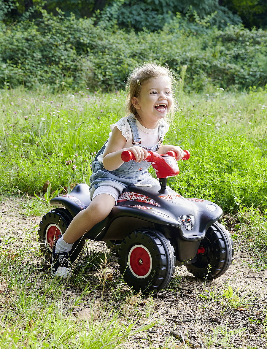 BIG - BIG Bobby Racing Fyrhjuling - aufsitzspielzeug - black - 0