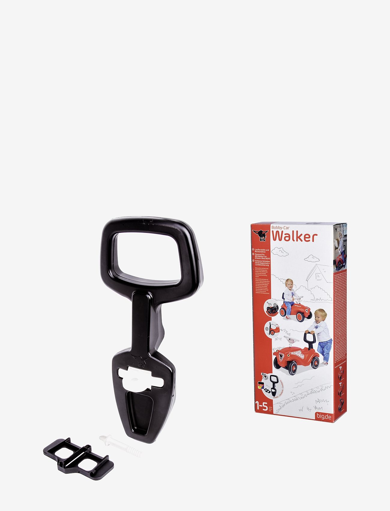 BIG - BIG Bobby Car 2-i -1 Handtag - vizināties uz rotaļlietām - black - 2