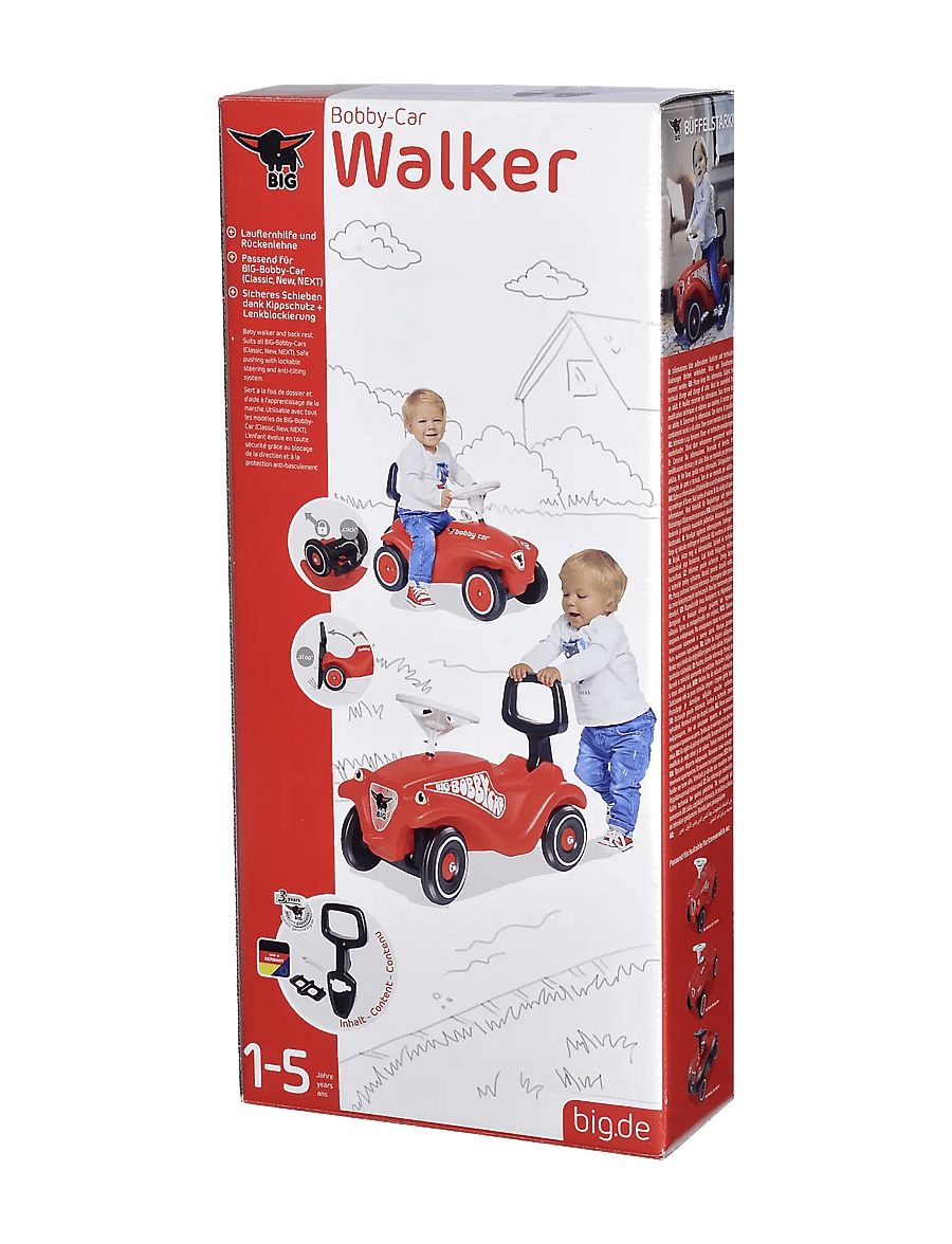 BIG - BIG Bobby Car 2-i -1 Handtag - aufsitzspielzeug - black - 3