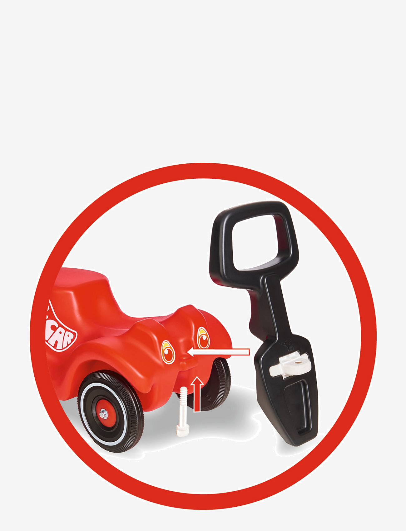 BIG - BIG Bobby Car 2-i -1 Handtag - vizināties uz rotaļlietām - black - 5