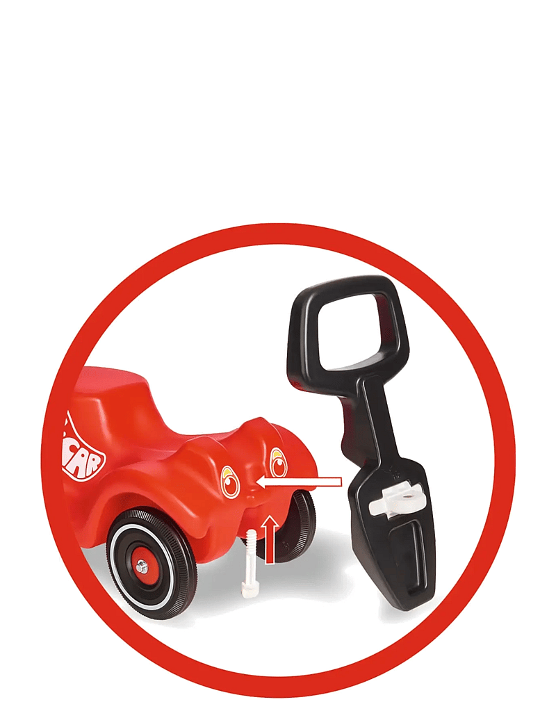 BIG - BIG Bobby Car 2-i -1 Handtag - aufsitzspielzeug - black - 5