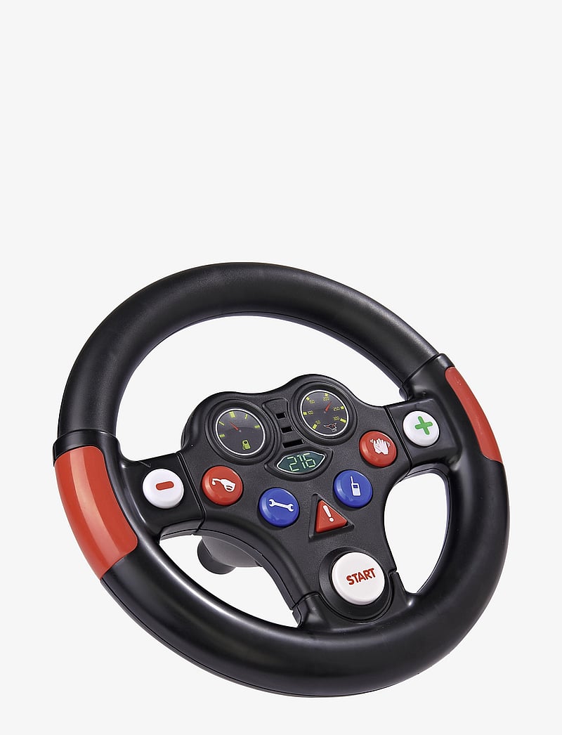 BIG - BIG Bobby Car Racing Steering Wheel with Sound - aufsitzspielzeug - black - 1