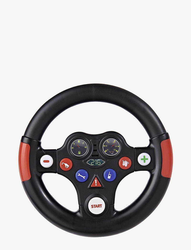 BIG - BIG Bobby Car Racing Steering Wheel with Sound - aufsitzspielzeug - black - 5