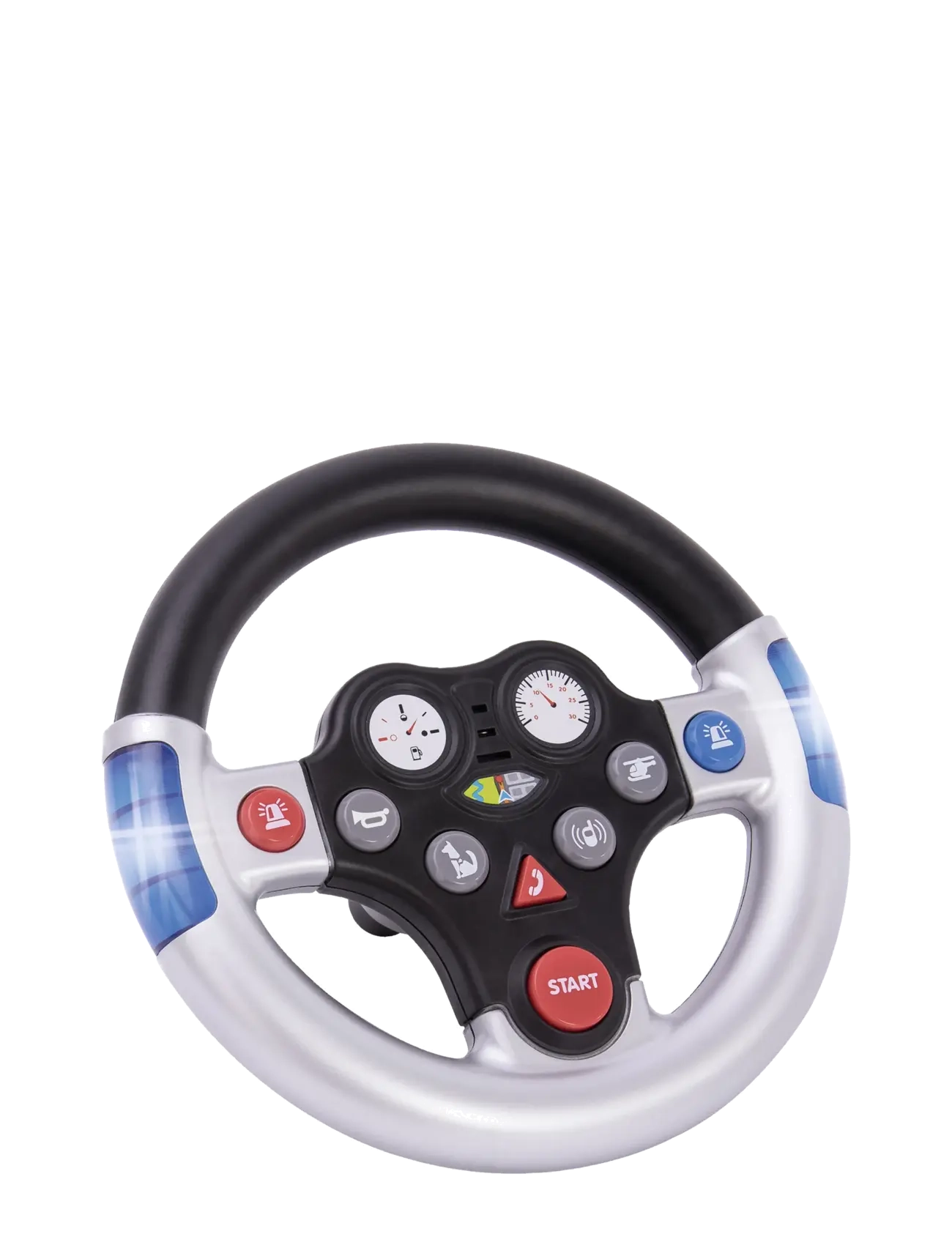 BIG BIG Bobby Car Steering Wheel with Emergency Service Sound - 4 for 3 - MULTI COLOURED / multi