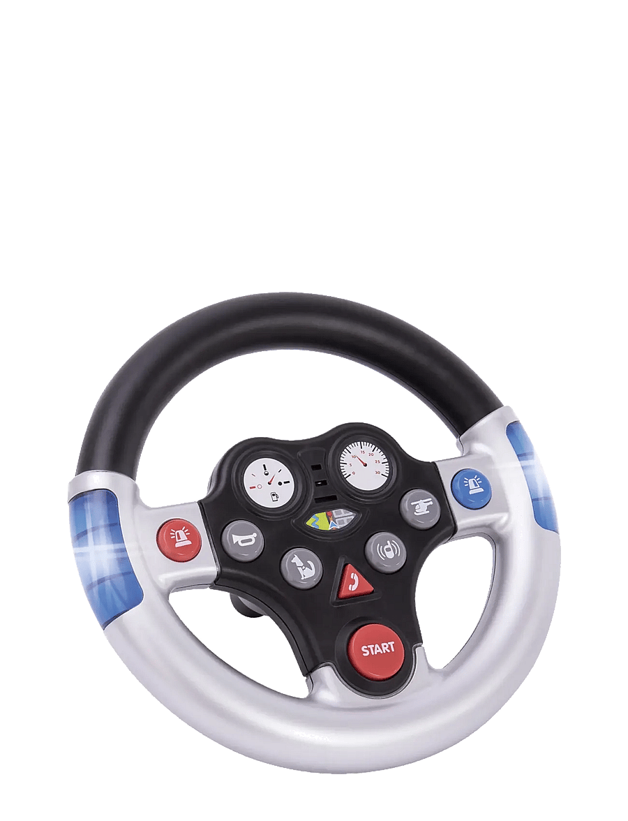 BIG - BIG Bobby Car Steering Wheel with Emergency Service Sound - interaktiivsed mänguasjad - multi coloured - 1