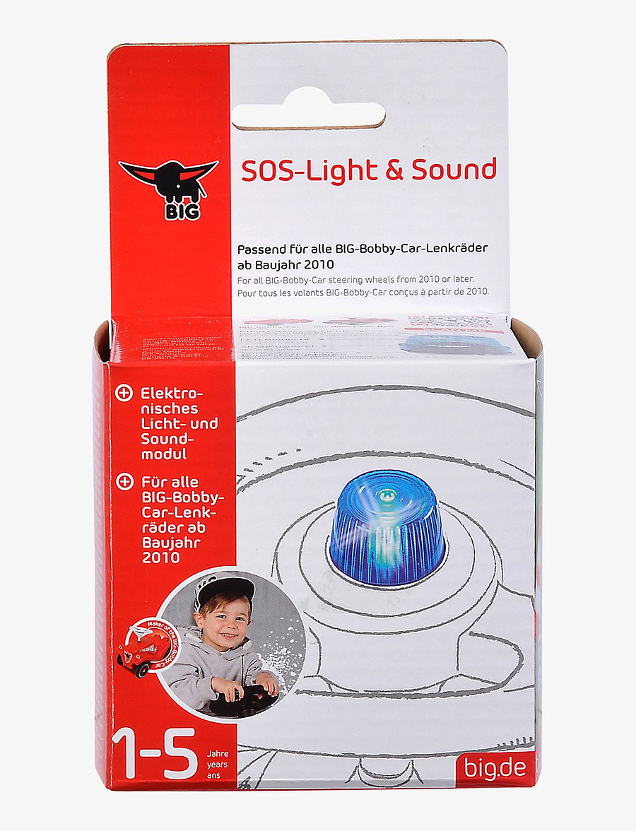 BIG - BIG Bobby Car SOS-Light & Sound Module - pealeistutavad mänguasjad - black - 4