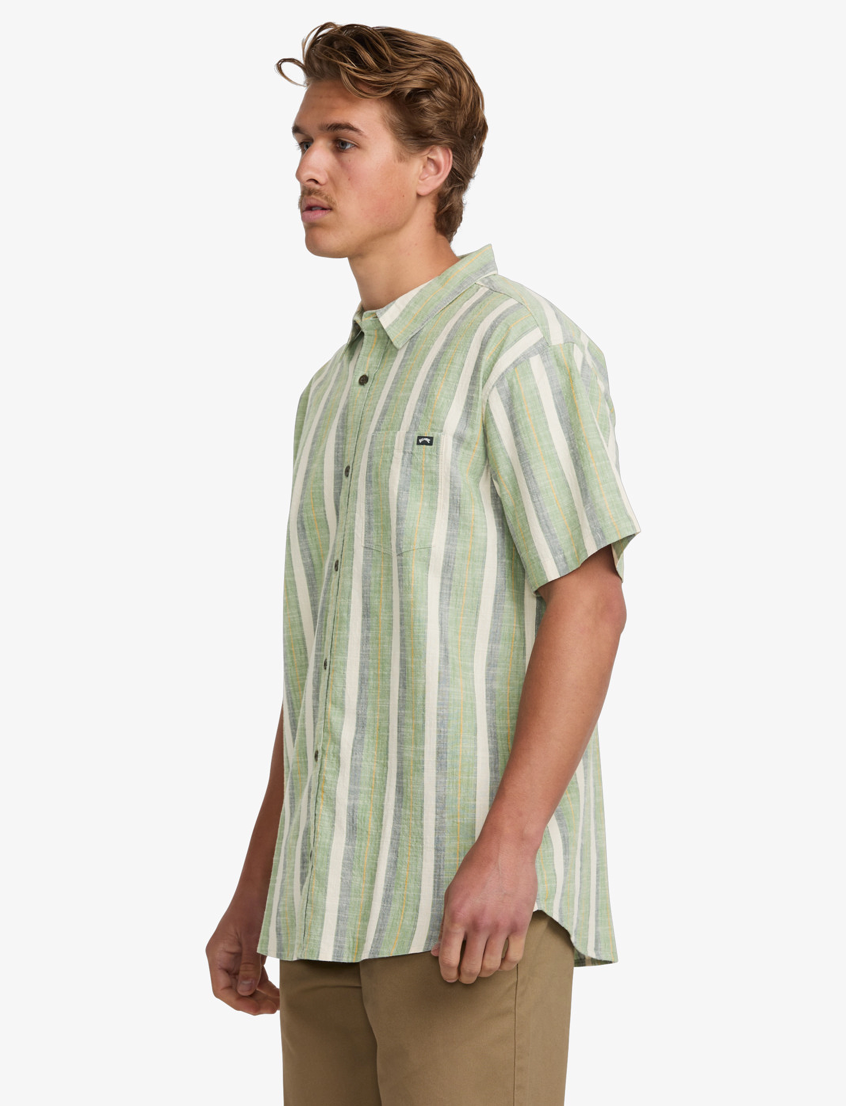 Billabong - ALL DAY STRIPE SS - moss - 4