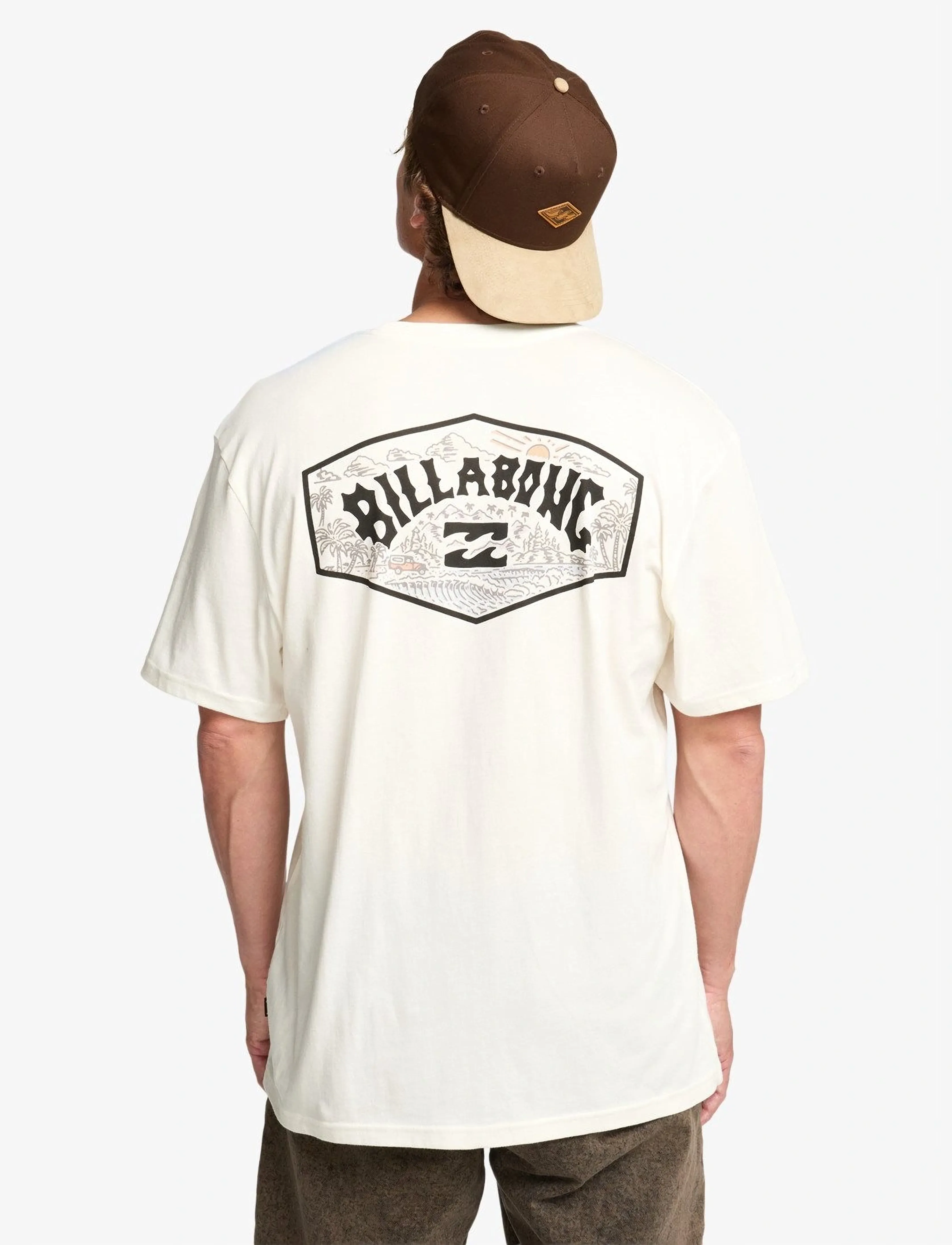 Billabong - SCENIC ARCH ADIV PREMIUM SS - t-shirts - off white - 3