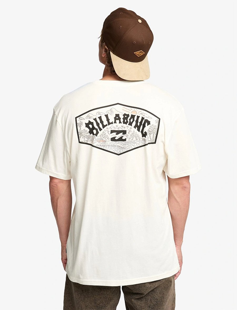 Billabong - SCENIC ARCH ADIV PREMIUM SS - topit & t-paidat - off white - 3