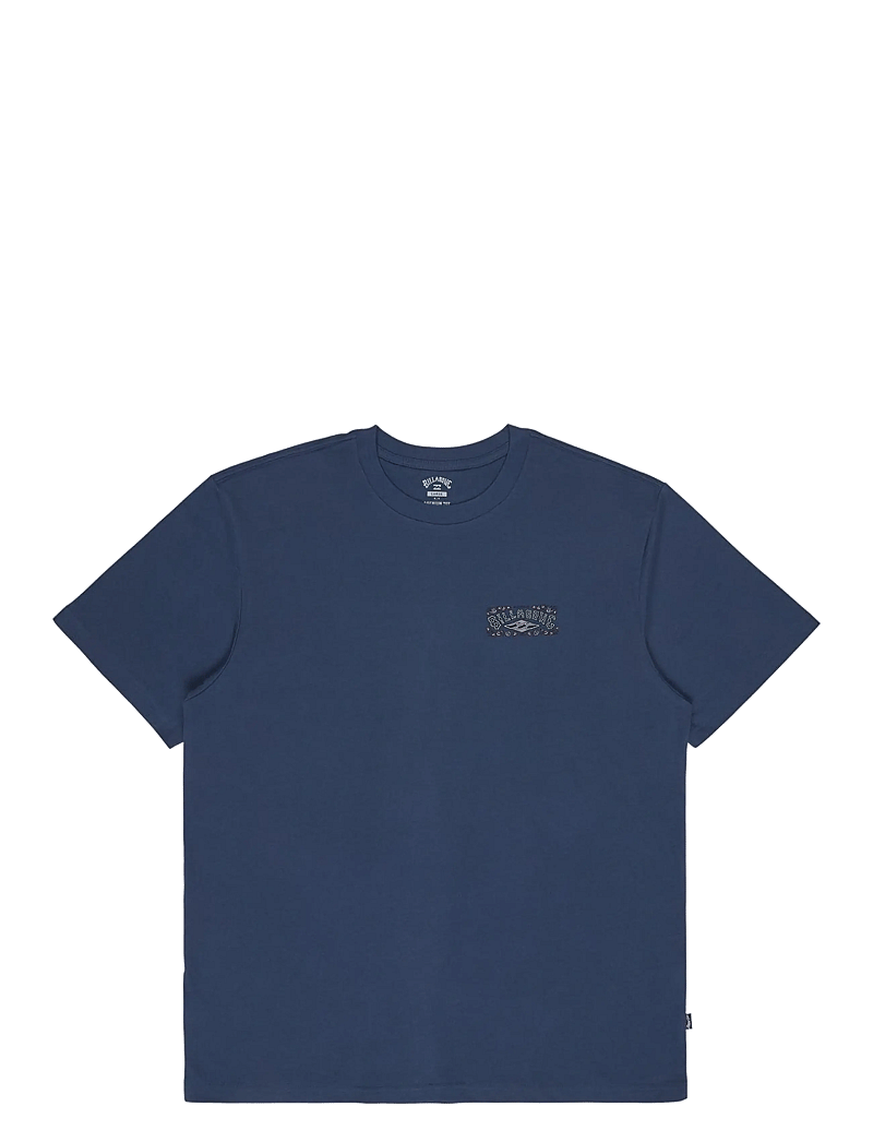 Billabong - HERITAGE ARCH PREMIUM SS - oberteile & t-shirts - dark denim - 1