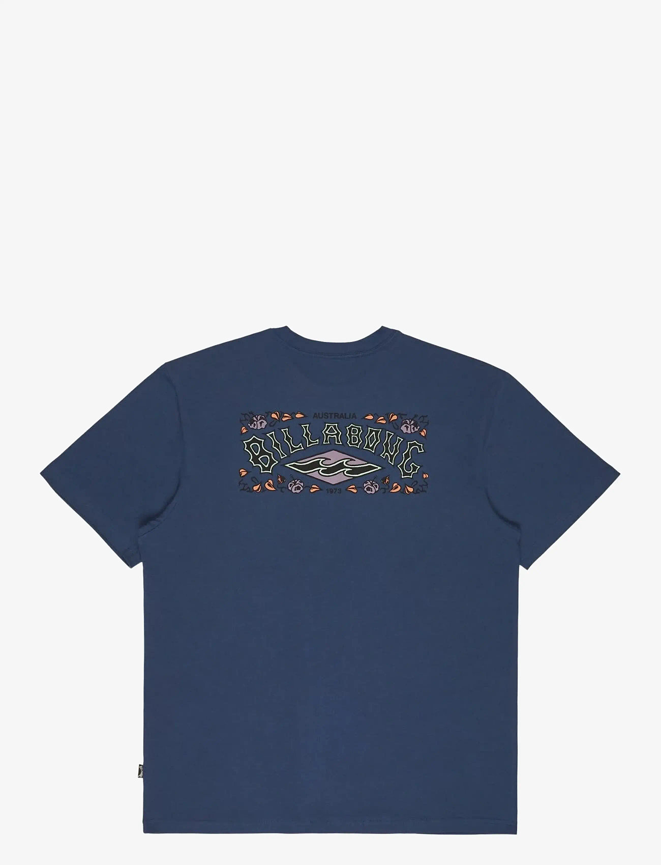 Billabong - HERITAGE ARCH PREMIUM SS - oberteile & t-shirts - dark denim - 2