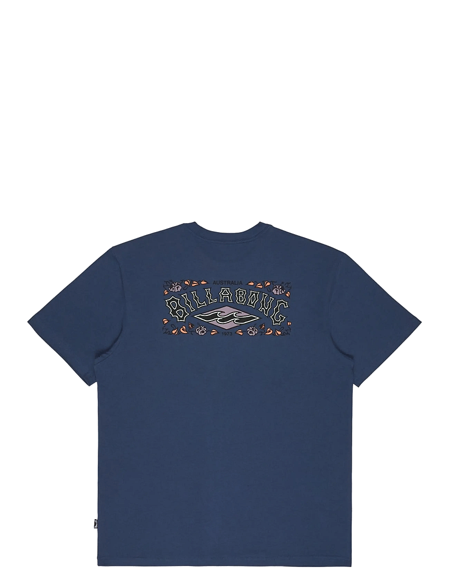 Billabong - HERITAGE ARCH PREMIUM SS - t-shirts - dark denim - 2
