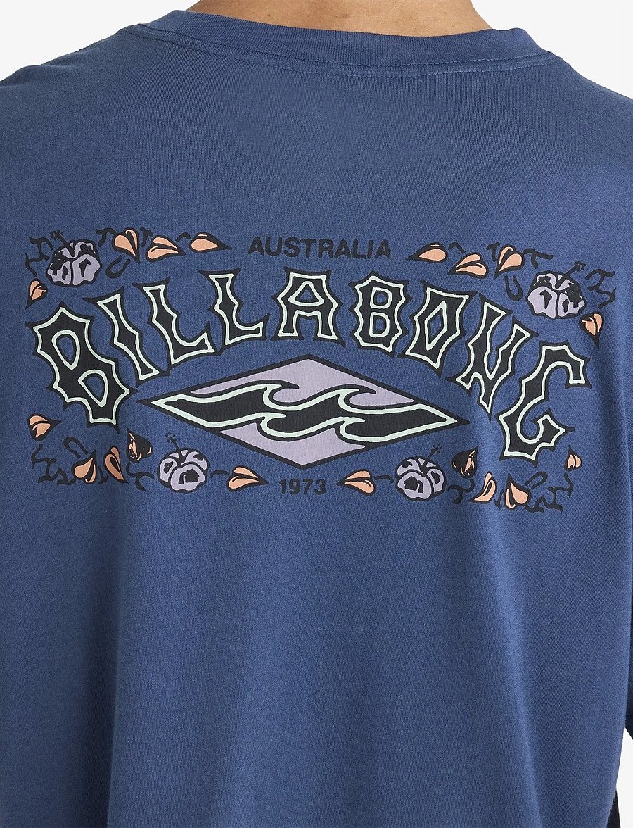 Billabong - HERITAGE ARCH PREMIUM SS - t-shirts - dark denim - 5