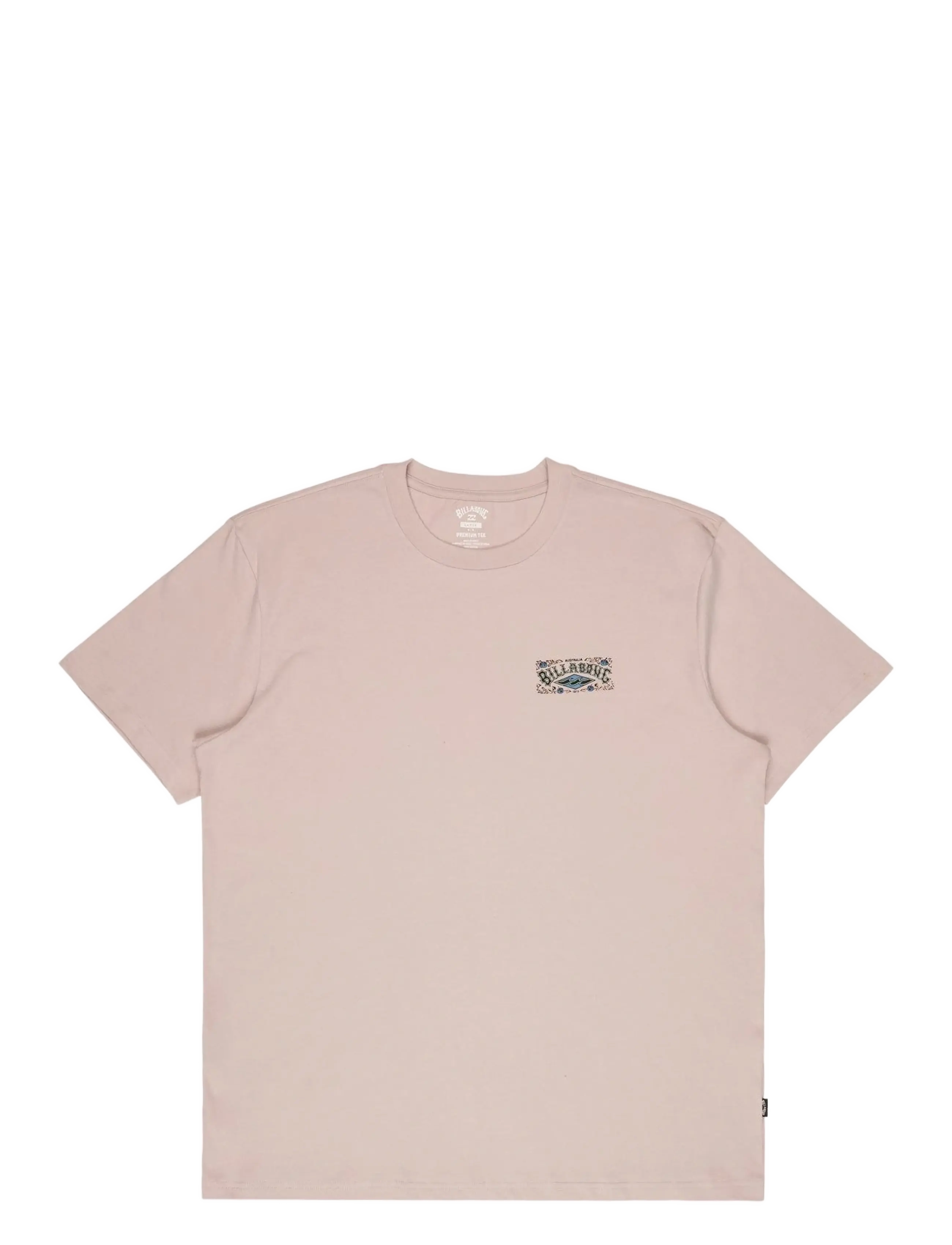 Billabong HERITAGE ARCH PREMIUM SS - Drabužiai - DUSTY PURPLE / pink/rose
