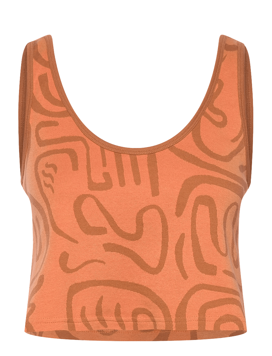 Billabong - EMBERS KNIT TNK - crop-tops - tangerine - 1
