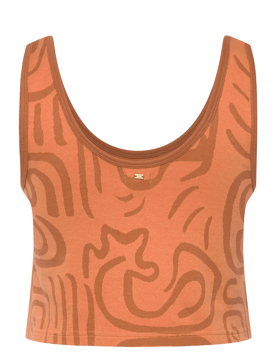 Billabong - EMBERS KNIT TNK - crop-tops - tangerine - 2