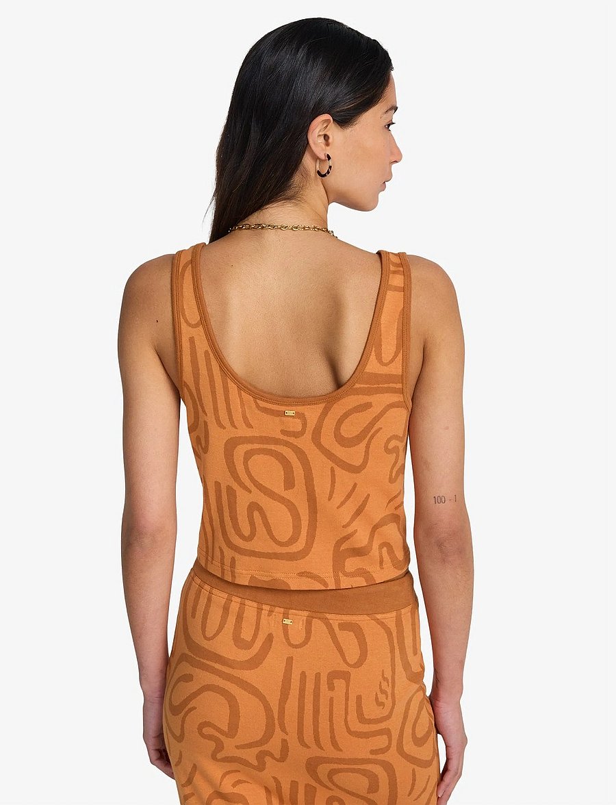 Billabong - EMBERS KNIT TNK - crop-tops - tangerine - 3