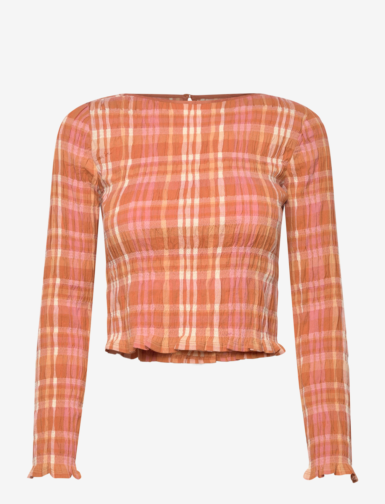 Billabong - CHECK ME OUT LS - któtkie bluzki - sunburnt - 1