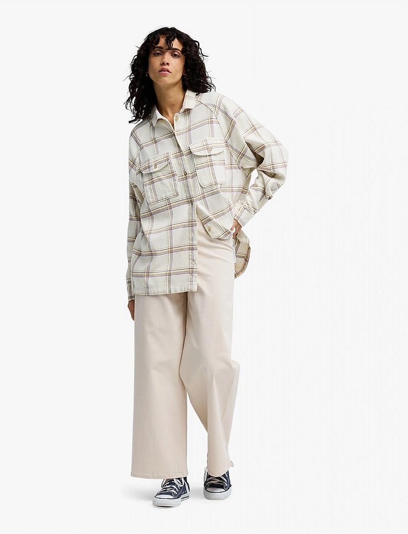 Billabong - COASTAL BREEZE LS WVN - hemden - white cap - 4