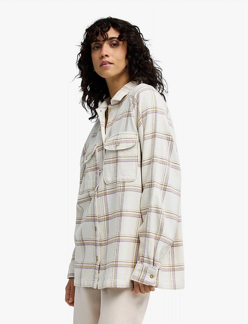 Billabong - COASTAL BREEZE LS WVN - hemden - white cap - 5