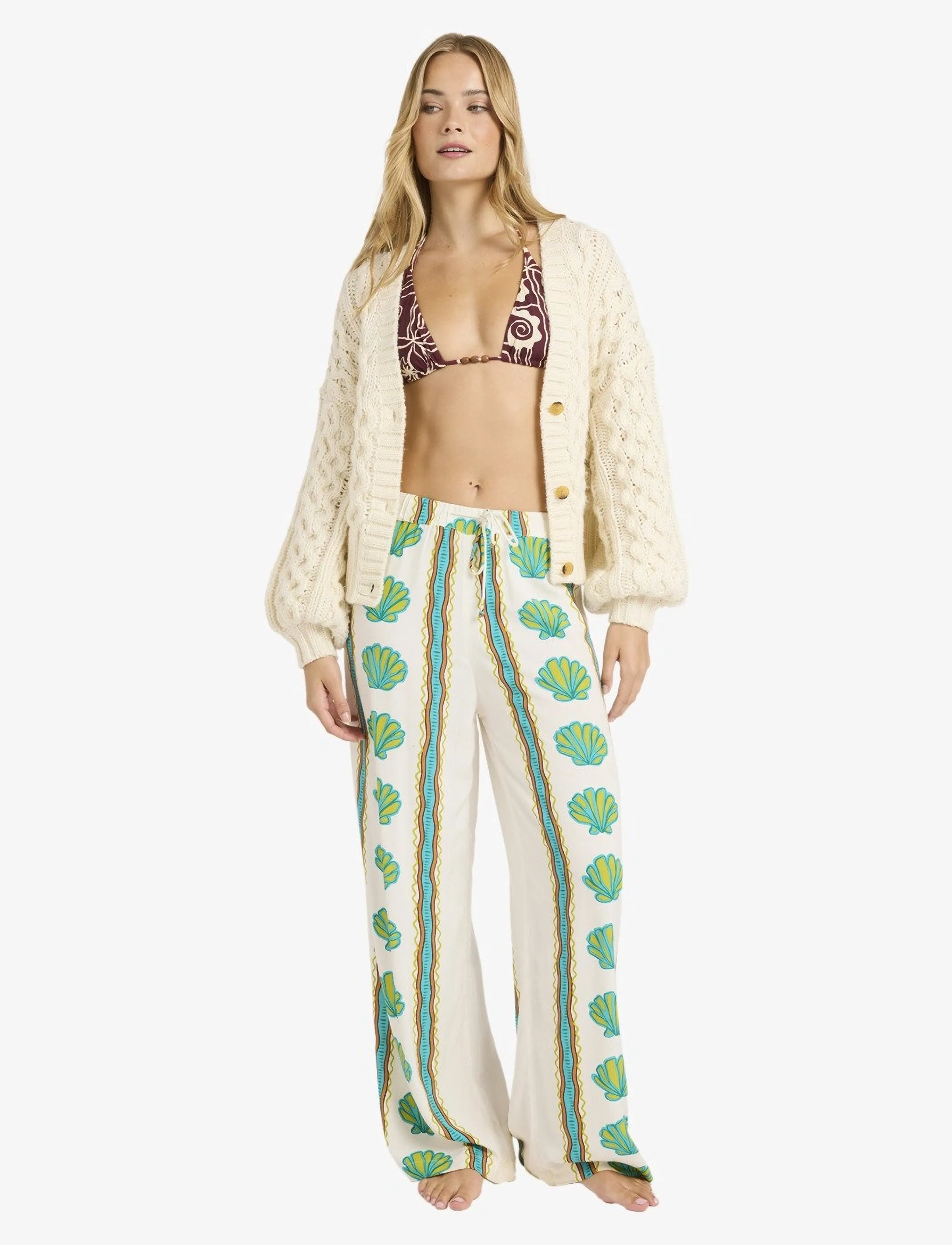 Billabong Coastal Crush Elst Pnt, S, Cream, Sport Pants > Sport Casual Trousers, Dame