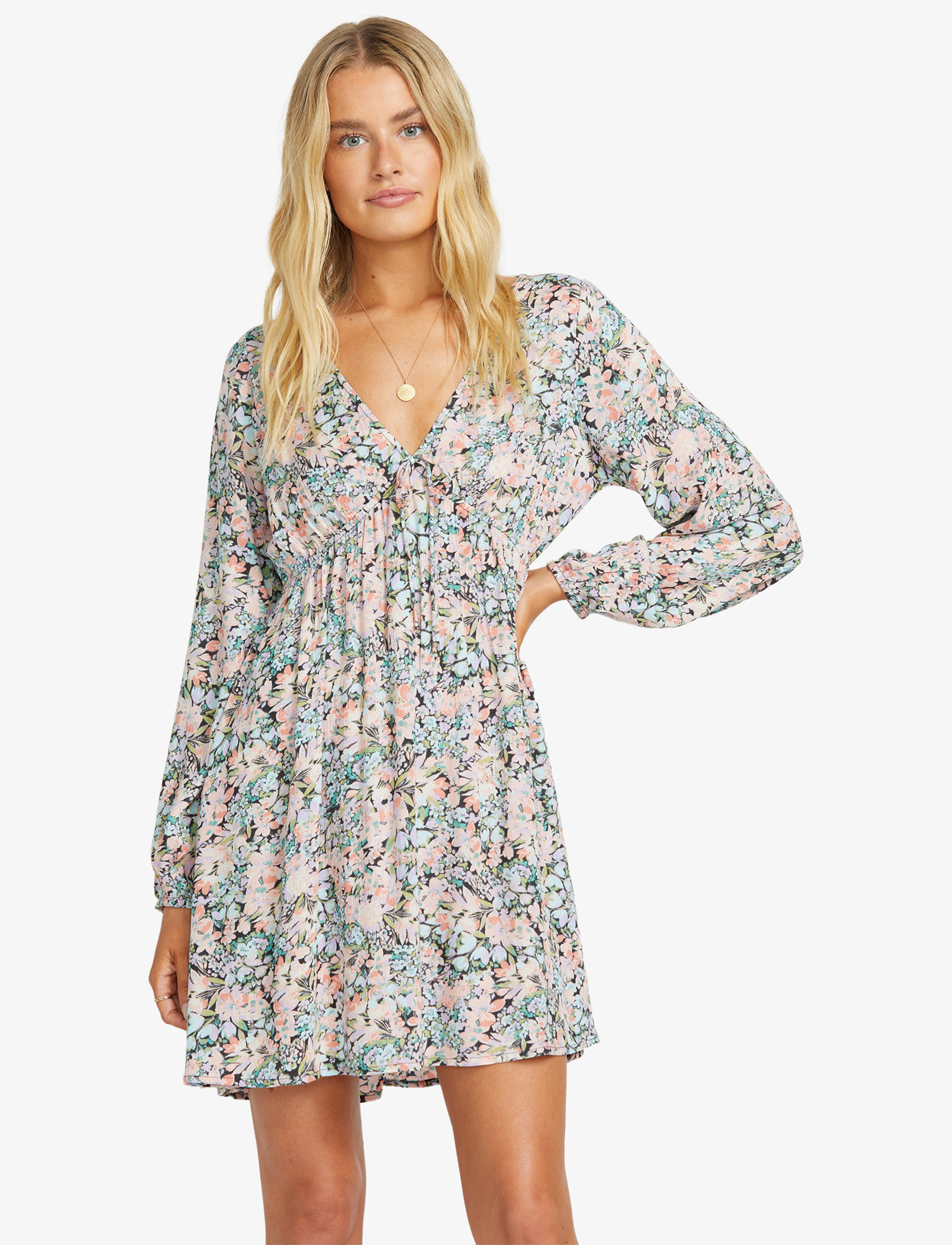 Billabong Star Fall Drs, L, Sport Kleider & Röcke, Rosa - Dresses, Frauen