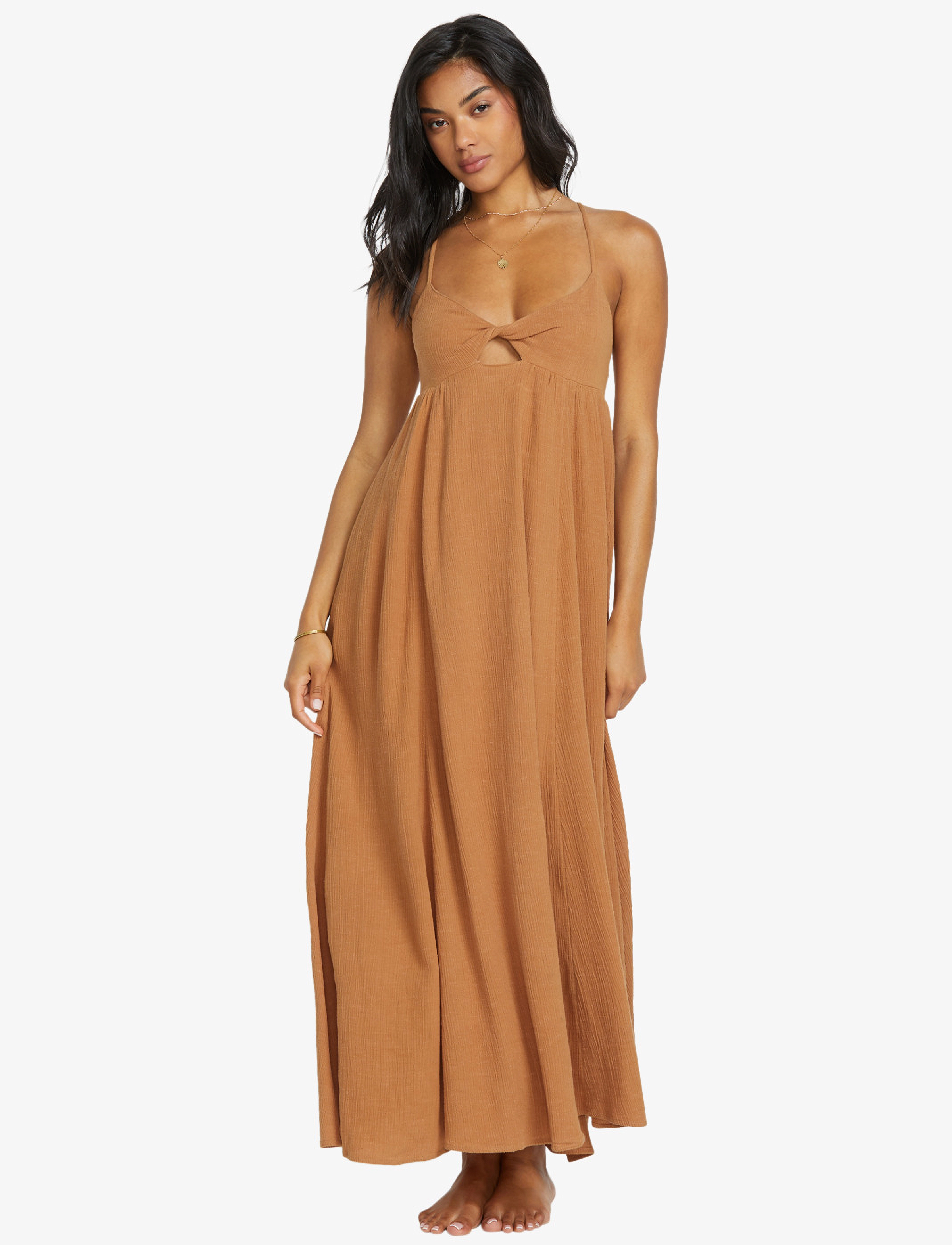 Billabong Modern Love Maxi Drs, M, Beige, Sport Kjoler Og Nederdele > Sport Dresses, Dame