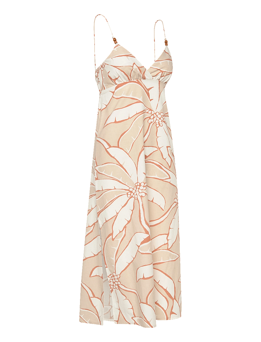 Billabong - TROPIC BREEZE MAXI DRS - kleidid ja seelikud - stone - 3