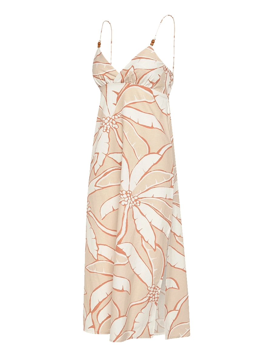 Billabong - TROPIC BREEZE MAXI DRS - kleidid ja seelikud - stone - 4