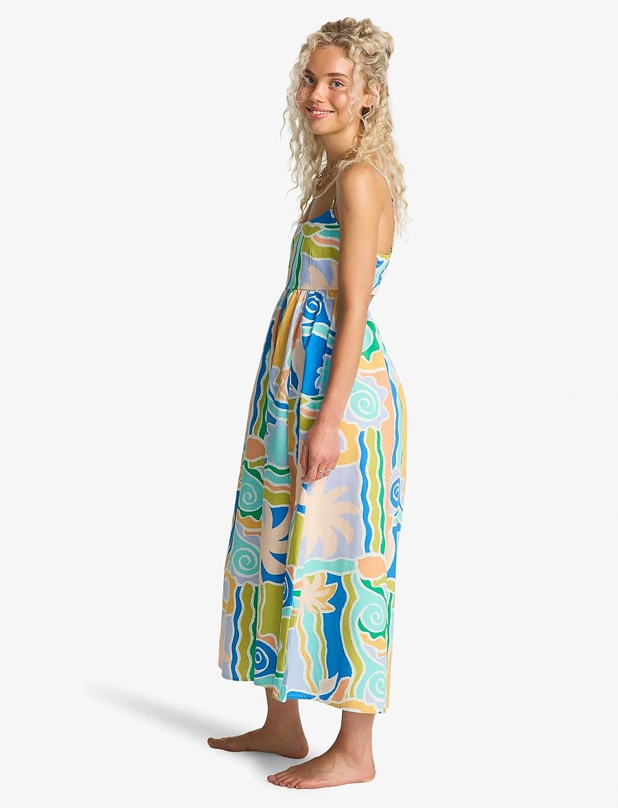 Billabong - ISLAND LIFE MIDI DRS - kleidid ja seelikud - blue multi - 4