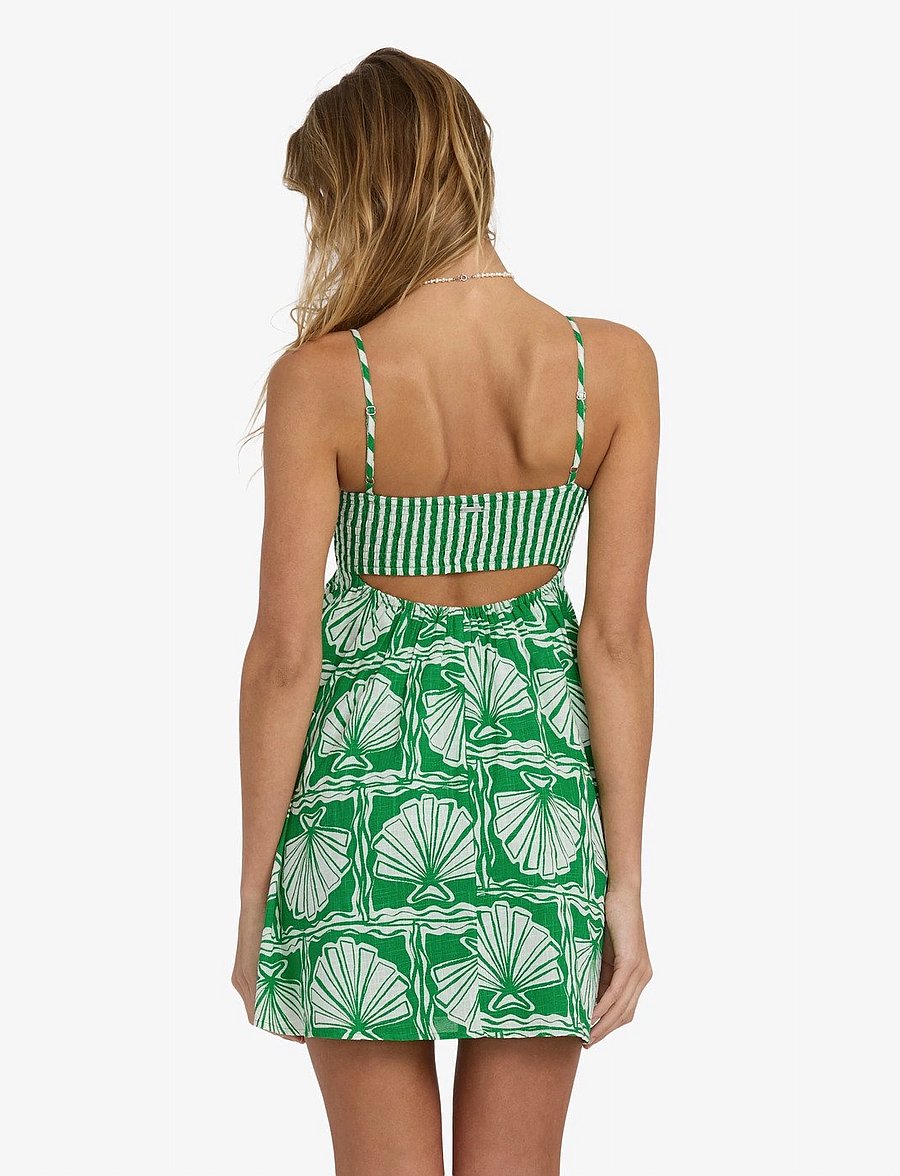 Billabong - SEA SHELL MINI DRS - kleider & röcke - kelly green - 3