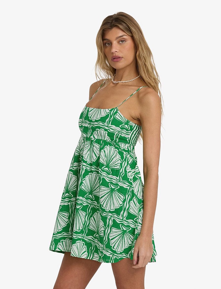 Billabong - SEA SHELL MINI DRS - kleider & röcke - kelly green - 5