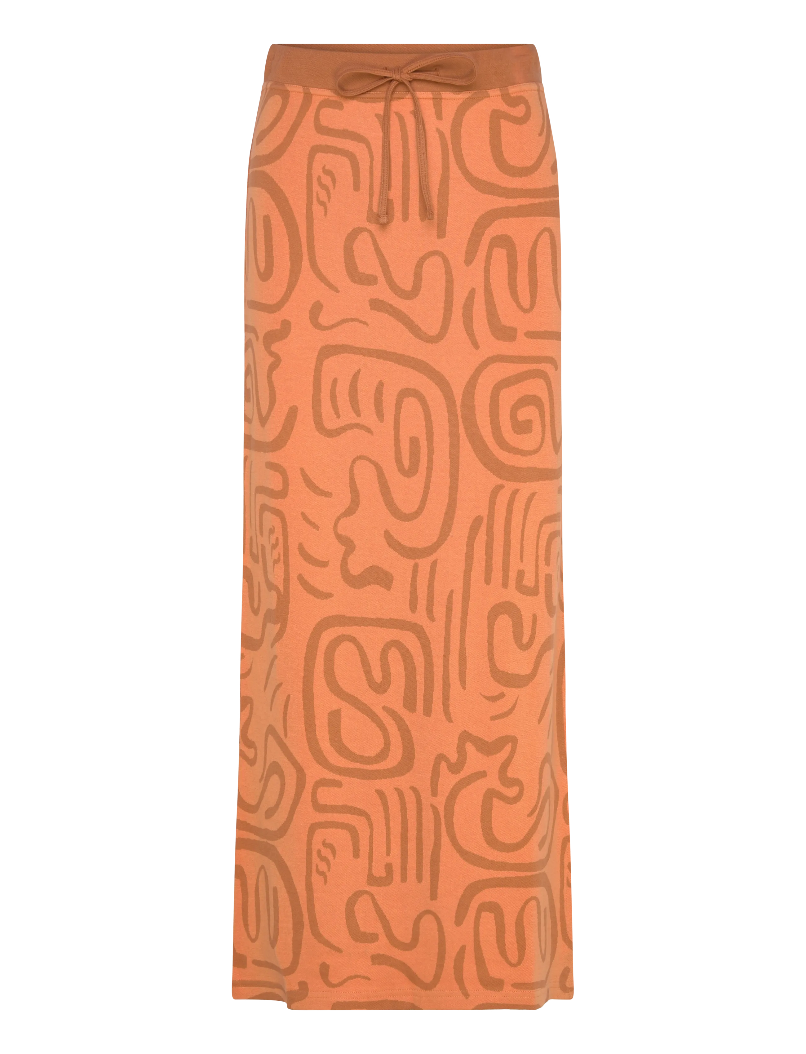 Billabong EMBERS KNIT MIDI SKIRT - Kjoler & Nederdele - TANGERINE / orange