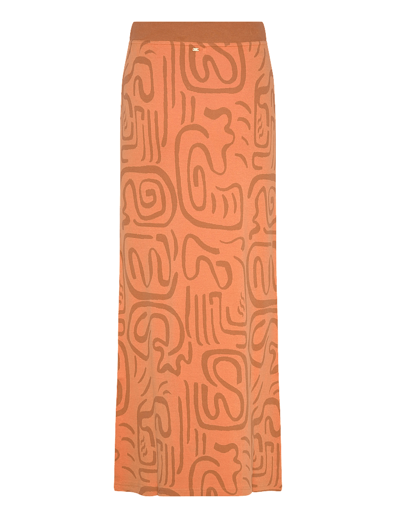 Billabong - EMBERS KNIT MIDI SKIRT - robes & jupes - tangerine - 2